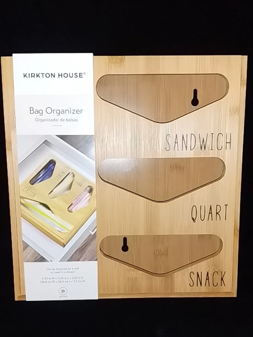 Set Of Wrap & Bag Organizer - Natural